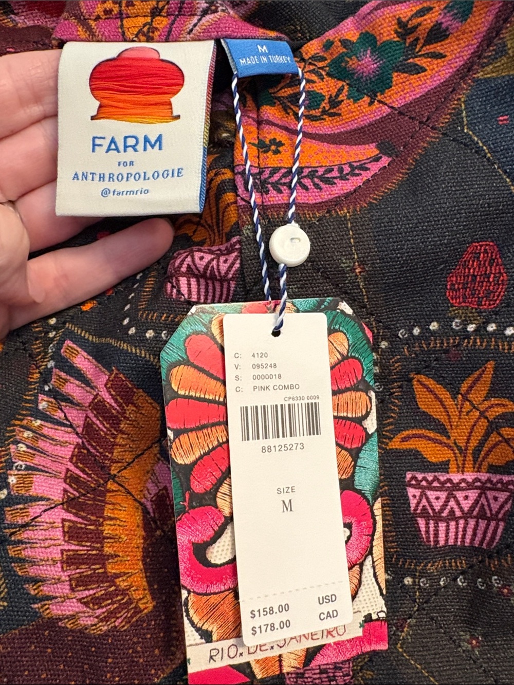 FARM Rio Black Floral & Animal Print Mini Skirt - Picture 4 of 5